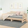 vidaXL B&auml;ddsoffa massiv furu 2x(80x200) cm