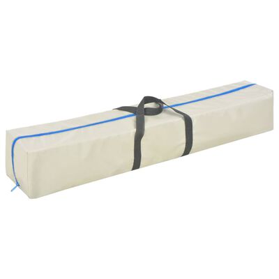 vidaXL Uppblåsbar gymnastikmatta med pump 500x100x10 cm PVC blå
