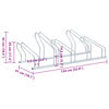 vidaXL Cykelst&auml;ll f&ouml;r 5 cyklar frist&aring;ende galvaniserat st&aring;l
