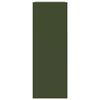 vidaXL Skänk olivgrön 67x39x107 cm stål