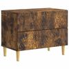 vidaXL S&auml;ngbord R&ouml;kt ek 62 x 34,5 x 48 cm Konstruerat tr&auml;