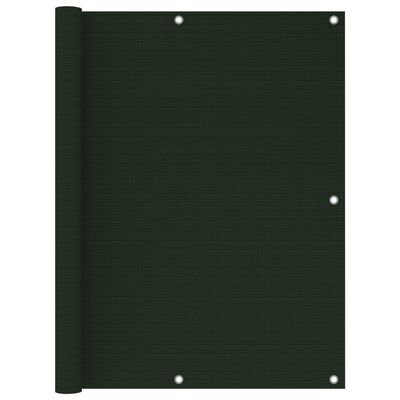 vidaXL Balkongskärm mörkgrön 120x300 cm HDPE