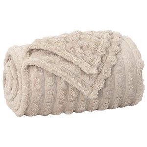vidaXL Filt Beige 150 x 130 cm 0.45 kg Fleece