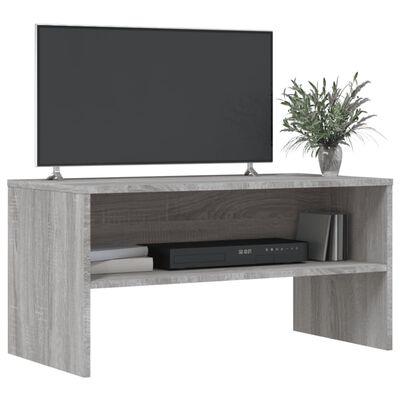 vidaXL Tv-bänk grå sonoma 80x40x40 cm konstruerat trä