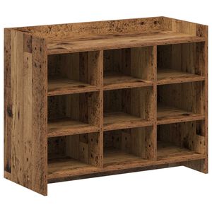 vidaXL Skosk&aring;p Gammalt tr&auml; 85 x 39,5 x 70 cm Konstruerat tr&auml;