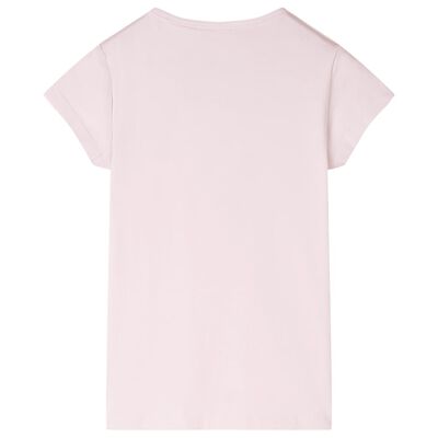 T-shirt för barn mild rosa 92