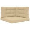 vidaXL Utomhus Soffa Kudde Polyester Beige 80 x 80 x 8 cm