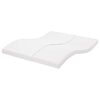 vidaXL Skummadrass vit 200x210 cm 7-zoner h&aring;rdhet 20 ILD
