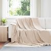 vidaXL Filtar 6 pcs Beige 220 x 240 cm Fleece