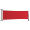 vidaXL Inf&auml;llbar sidomarkis 80x300 cm r&ouml;d