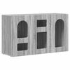 vidaXL Sideboard ELST Gr&aring; Sonoma 100 x 35 x 59 cm Konstruerat tr&auml;