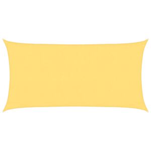 vidaXL Solsegel 160 g/m&sup2; beige 3x6 m HDPE