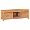 vidaXL TV-b&auml;nk 100x30x35 cm massiv teak