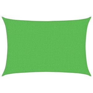 vidaXL Solsegel 160 g/m&sup2; ljusgr&ouml;n 2x2,5 m HDPE