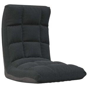 vidaXL Golvdyna vikbar svart tyg