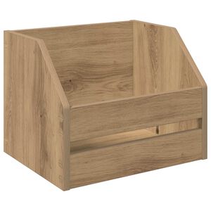 vidaXL Vinylalbum L&aring;da Artisan-ek 38 x 30 x 29 cm Konstruerat tr&auml;