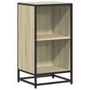vidaXL Bokhylla sonoma-ek 40x35x76 cm konstruerat tr&auml;