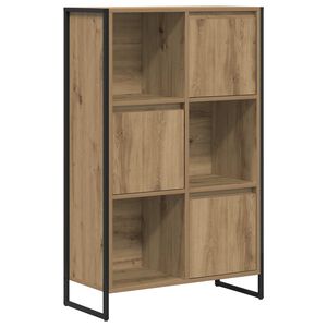 vidaXL Boksk&aring;p 68 x 30 x 108.5 cm Konstruerat tr&auml; Artisan Ek