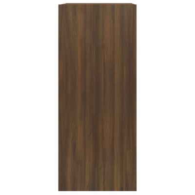vidaXL Bokhylla/rumsavdelare brun ek 40x30x72 cm