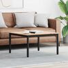 vidaXL Kaffeebord Naturf&auml;rg 80 x 80 x 45 cm Massiv furu