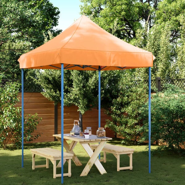 vidaXL Pop-Up hopf&auml;llbart partyt&auml;lt 200x200x306 cm orange