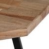 vidaXL Soffbord 2 st hexagonala &aring;tervunnen teak