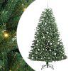 vidaXL Plast Hingad Julgran Gr&ouml;n 210 cm PVC och metall