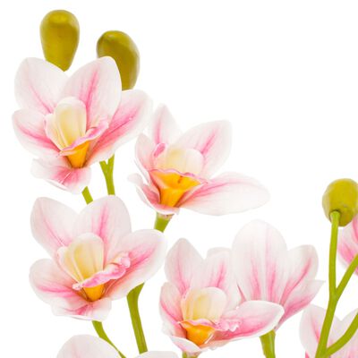vidaXL Konstväxt Orkidé med kruka 90 cm rosa
