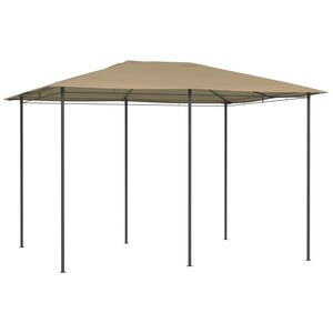vidaXL Paviljong 3x4x2,6 m taupe 160 g/m&sup2;