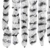 vidaXL Insektsgardin ljusgr&aring; och m&ouml;rkgr&aring; 118x220 cm chenille
