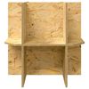 vidaXL Terrariebas Brun 50 x 50 x 50 cm OSB