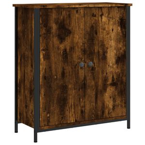 vidaXL Sk&auml;nk brun ek 70x30x80 cm konstruerat tr&auml;