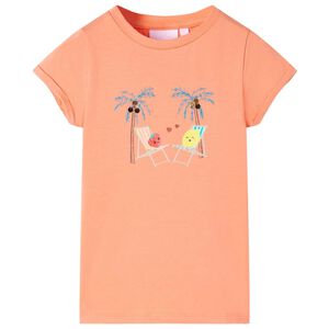 T-shirt f&ouml;r barn persika 128