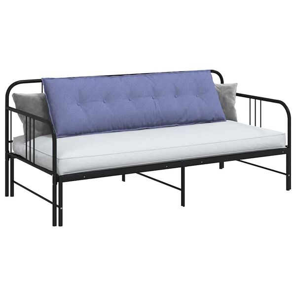 vidaXL Ryggkudde Jeansbl&aring; 160 x 19 x 50 cm tyg