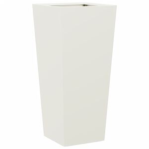 vidaXL Tr&auml;dg&aring;rdskruka vit 35x35x75 cm st&aring;l