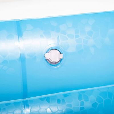 Bestway Uppblåsbar pool 262x175x51cm blå och vit
