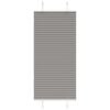 vidaXL Plisserad persienn antracit 65x100cm tyg bredd 64,4cm polyester