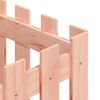 vidaXL Odlingsl&aring;da med staket-design 40x40x40 cm massivt douglastr&auml;