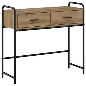 vidaXL Konsolbord Artisan-ek 90 x 33 x 80,5 cm Konstruerat tr&auml;