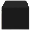 vidaXL Träskåp med låda Svart 100,5 x 39 x 30 cm Konstruerat trä