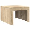 vidaXL Soffbord sonoma-ek 50x50x35 cm konstruerat tr&auml;