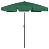 vidaXL Strandparasoll gr&ouml;n 180x120 cm