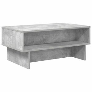 vidaXL Kaffeebord Betonggr&aring; 80 x 46 x 35 cm Konstruerat tr&auml;
