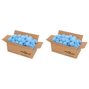 vidaXL Antibakteriella filterbollar bl&aring; 1400 g polyeten