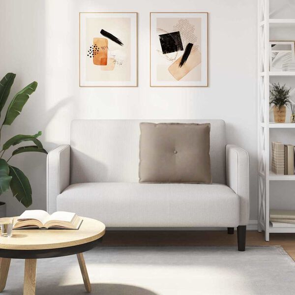 vidaXL Ryggkudde Taupe 60 x 50 cm Mikrofiber Tyg