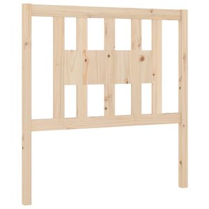 vidaXL S&auml;nggavel 96x4x100 cm massiv furu
