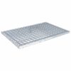 vidaXL Galler Silver 60 x 40 x 2 cm Varmf&ouml;rzinkad st&aring;l