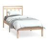 vidaXL S&auml;ngram massivt tr&auml; 75x190 cm