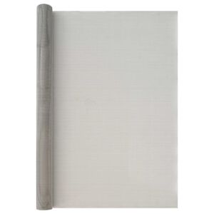 vidaXL N&auml;tduk 100 x 2000 cm 30 Mesh Rostfritt st&aring;l 201 Silver