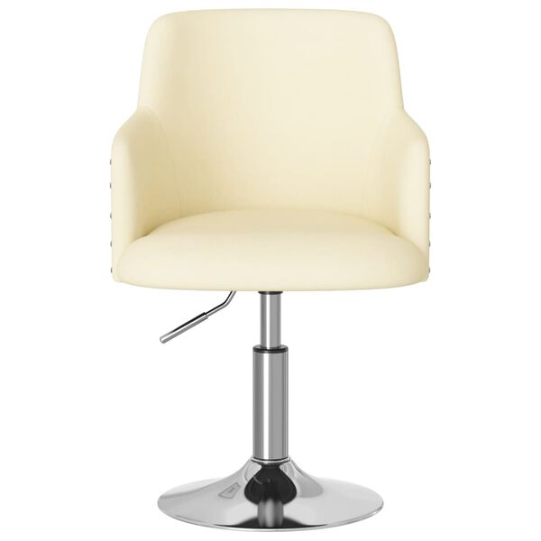 vidaXL Matstol gr&auml;ddvit tyg